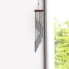producer to buyer 2 pack outside sympathy wind chimes clearance with 12 aluminum alloy tubes and hook, memorial gift decoration for home, patio, garden, outdoor discounted pricing