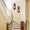 bulk purchase 2pcs rustic wall hanging candle sconces- farmhouse wall mounted wooden candle holders for flower vase- handmade hanging wall sconces for bedroom living room kitchen bathroom (brown) trade price