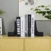 supplier direct decorative bookends hands book ends for shelves, modern bookends book stoppers book holders heavy duty bookends for office, home, living room decors, 8.5 x 6.8 x 3.5 inches wholesale prices
