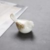 dropship from factory small birds statues white ceramic home decor modern style decorative ornaments animal figurines for living room bedroom home office cabinets (2pcs white) mass production supply