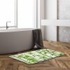 manufacturer direct bamboo bath mat green bamboo forest tree japanese asain art rustic wild nature plant bath rugs for bathroom kitchen,17.8x29.5 inch trade price