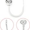 bulk purchase sumnacon 2pcs aluminum alloy curtain holdbacks - wall mounted drapery tiebacks with screws, decorative curtain holders for bedroom livingroom bathroom office home decor, white factory discount