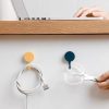competitive pricing 6 pack adhesive hooks cute utility hooks, key hooks for wall decorative, for hanging hat, towel, key, towel hook wall mount for home, kitchen, bathroom, office one-stop wholesale