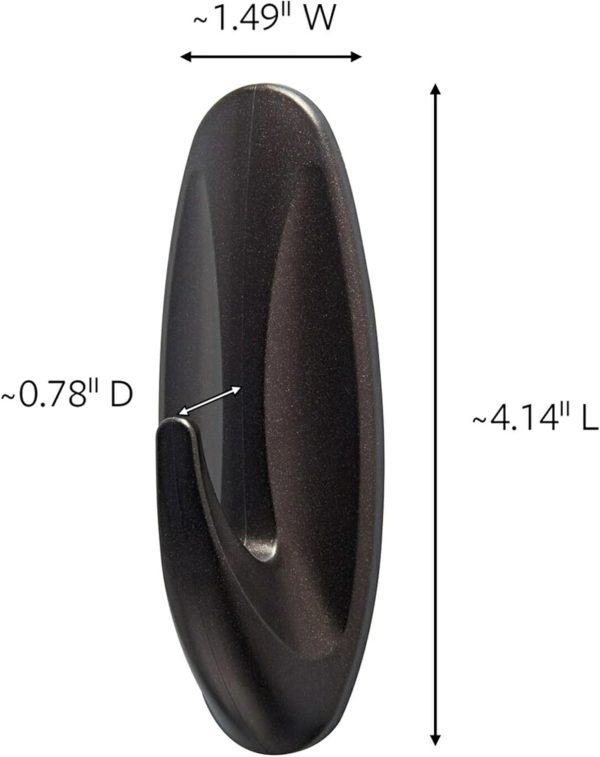 competitive pricing command outdoor large bronze hooks, holds up to 5 lb, 3 hooks and 4 command strips, damage free hanging wall hooks for hanging christmas decorations with weather resistant strips one-stop wholesale
