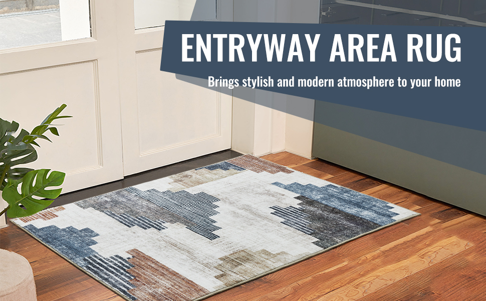 global sourcing area rug,abstract color blocks entryway rug,rugs for entryway with low-pile design,indoor door mat with anti-skidding backing,simple daily care rugs for entryway,soft feet feeling entry rug,2x3 rug oem/odm services