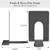 supplier direct optomni bookends, book end supports heavy duty metal bookend support, book ends supports for shelves decor home office school (2 pairs/4 pieces, black) wholesale prices