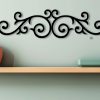 factory direct metal scroll wall decor rustic iron wall medallion small traditional scroll arts accent scroll pair for front porch above door hallway entryway living room volume discount
