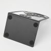supplier direct 3 pairs book ends for shelves,metal bookends decorative flower design book,non skid book stopper for heavy books, bookshelf holder stand for home office school library wholesale prices