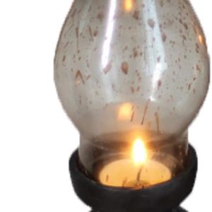 custom wholesale vintage tealight holder tabletop decorative candle lantern with handle, black antique kerosene lamp little tea light candle holder stand, home decoration desktop decor, 10.2in tall(small) oem/odm services