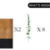 bulk purchase wood wall planter set of 2, modern farmhouse wall decor for living room, bathroom, bedroom, wood hanging vase for dried flowers and faux greenery plants trade price