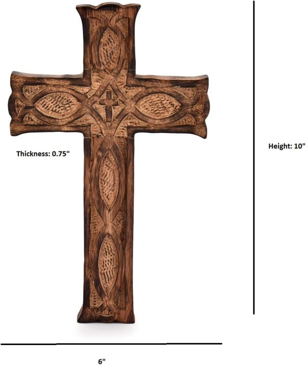 bulk purchase nirvana class handmade wooden wall cross church home room décor trade price