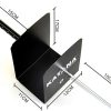 supplier direct book ends decorative, modern metal funny unique black dvd bookends for shelves, katana book stopper holder for office home, desk gifts book stands for men and book lovers wholesale prices