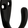 competitive pricing franklin brass (10-pack single wall hooks 1-prong coat/hat matte black hooks for hanging wall mount hanger clothes, purse, bag, towel organization decorative wall hooks b12093k-fb-c one-stop wholesale