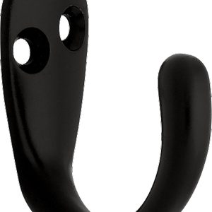 competitive pricing franklin brass (10-pack single wall hooks 1-prong coat/hat matte black hooks for hanging wall mount hanger clothes, purse, bag, towel organization decorative wall hooks b12093k-fb-c one-stop wholesale