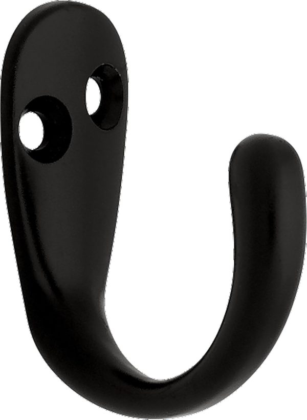 competitive pricing franklin brass (10-pack single wall hooks 1-prong coat/hat matte black hooks for hanging wall mount hanger clothes, purse, bag, towel organization decorative wall hooks b12093k-fb-c one-stop wholesale
