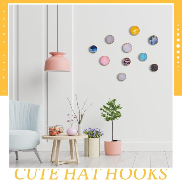 competitive pricing 20 pcs brushed gold shell decorative wall hooks bathroom towel hook hanger cute hat hooks brass hanging knobs for walls round coat hooks for key purse girls clothing hotel coat, 1 , 1.2 , wall mounted one-stop wholesale