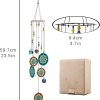 producer to buyer flower wind chimes outdoors with colorful glass beads deep tone memorial sympathy window garden hanging windchimes for outside discounted pricing