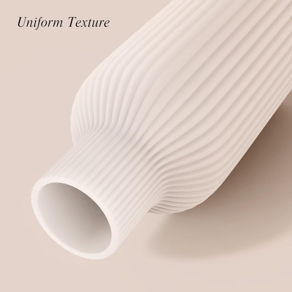 oem/odm services vase, white ceramic flower vase, minimalist modern home decor, matte finish pampas grass vase for table, fireplace, shelf, mantel, entryway and centerpieces affordable bulk deals