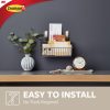 competitive pricing command medium brushed nickel wall hooks, 2 hooks and 4 command strips, damage free hanging wall hooks with adhesive strips, coat hooks for hanging christmas decorations, holds up to 3 lb one-stop wholesale
