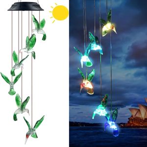 producer to buyer hummingbird solar chimes,unique birthday gifts for women/mom/grandma,best idears grardening discounted pricing