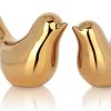 dropship from factory xmgzq 2 pcs gold decor accents,small animal statues,modern home decorative, birds sculpture, ornaments for shelf, bookshelf, coffee table,knick knacks home decor for shelves(gold bird) mass production supply
