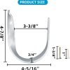 bulk purchase decorative curtain holdbacks,wall mounted window drapery tiebacks for bedroom,livingroom,office come with screws (nickel,2) factory discount