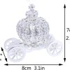 dropship from factory yu feng hand painted trinket box jewelry holder with elegant crystals collectible figurine & decorative living room jewelry holder (crown carriage mass production supply