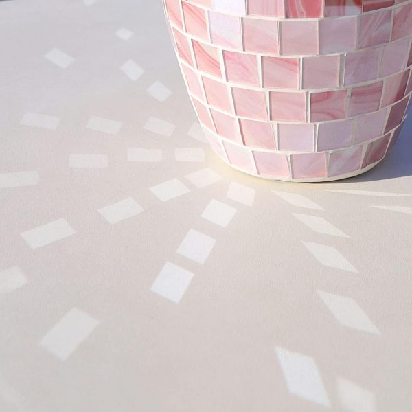 oem/odm services pink flower vase for decor - pink mosaic glass vase handmade modern decorative flower vases for home décor,table,shelf bookshelf, wedding banquet and centerpieces affordable bulk deals