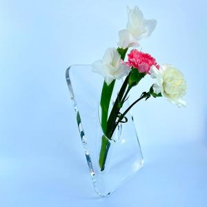 oem/odm services clear acrylic flower vase rectangular，acrylic frame vase ，art deco vase，decoration of consoles and various desktops，house warming gifts (clear) affordable bulk deals