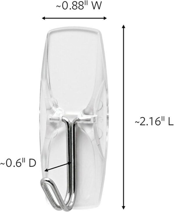 competitive pricing command medium clear wire toggle hooks,10 hooks and 12 command strips, damage free hanging wall hooks with adhesive strips, adhesive hooks for hanging christmas decorations, holds up to 2 lb one-stop wholesale
