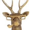 factory direct uitwmktg gold animal head wall decor wall sculpture home decor statue for living room office bedroom modern decor for men women deer volume discount