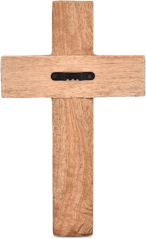 bulk purchase edhas mango wood white cross carved floral-design family cross decor,home decoration (10" x 6" x 0.5") trade price