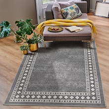 manufacturer direct antep rugs natural 6x9 indoor hand woven fiber jute area rug (off white, 6'7