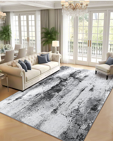 global sourcing washable abstract small area rug, 2x3 grey door mat indoor entrance rug, non-slip non-shedding throw rugs for entryway, front door indoor entrance, kitchen, bedside，entry oem/odm services
