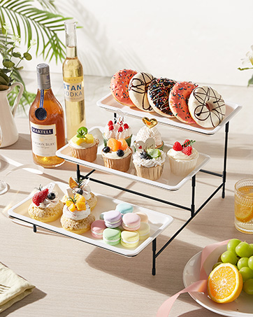 wholesale direct lifewit serving tray plastic for party supplies, 15
