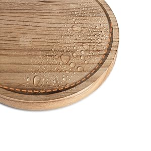 wholesale direct wood lazy susan organizer kitchen turntable for cabinet farmhouse bathroom decor round decorative tray for vanity, counter, sink, coffee table, 10 inch, brown bulk purchase at factory prices