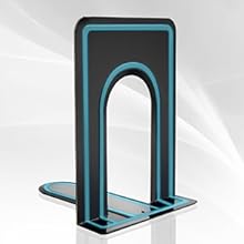 supplier direct happyhapi book ends, bookends, metal bookend for shelves, non-skid book end to hold books, black book stopper/holder for office home kitchen, 5.7x 4.9 x 6.5 in, 3 pair(6 pcs, large) wholesale prices