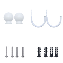 bulk purchase metal decorative curtain holdbacks, wall mounted window tiebacks draperies for bedroom, living room, office come with screws, set of 2, white factory discount