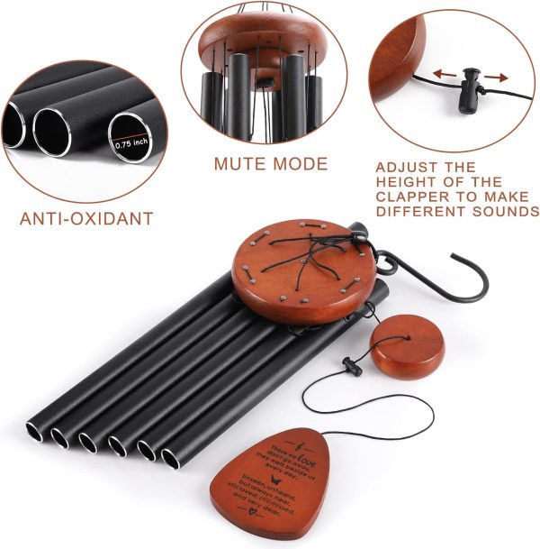 producer to buyer memorial wind chimes, sympathy wind chimes for loss of loved one, gifts for who loss of dad mom baby brother friends, best sympathy gift wind chimes for outside, send love and strength discounted pricing