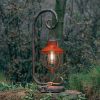 custom wholesale yakii 2 pack solar lantern hanging waterproof outdoor metal solar lamp with warm white light decorate for yard garden pathway patio porch decor (red) oem/odm services