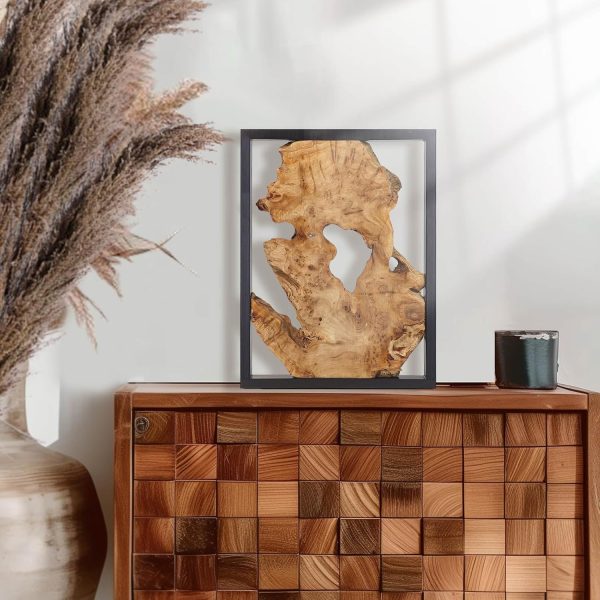 bulk purchase naharo modern wood wall decor- natural wood handcrafted rustic charm for your home - perfect for living room, bedroom,kitchen,or office trade price