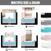 global sourcing soft grey rugs for bedroom living room, 4x6 feet modern indoor fuzzy shaggy area rug, non-slip fluffy furry rug for nursery kids room dorm room home decor, high pile plush floor carpet oem/odm services
