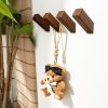 competitive pricing wood wall hooks, 4pack coat hooks wall mounted rustic wooden hooks natural robe hook hanging bathroom clothes hanger hat & bag decorative hooks heavy duty entryway wall hangers towel hooks(walnut) one-stop wholesale