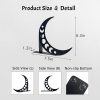 supplier direct moon metal bookends moon phase decor moon book ends for shelves bookshelf decorative objects home office desk bookshelf decor nice gifts for moon phase lovers wholesale prices