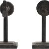 supplier direct creative co-op bronze arrow shaped cast iron bookends (set of 2 pieces) wholesale prices