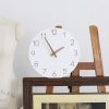 bulk purchase mooas flatwood wall clock,12" wood wall clock non-ticking sweep movement decorative wall clock battery operated wall clock for home living room kitchen bedroom office school (wood) trade price