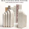 supplier direct heavy duty book ends for shelves, decorative book stopper for shelves, resin decor bookends for heavy books, modern home decor aesthetic book ends aesthetically pleasing layered arch design, set of 2 wholesale prices