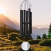 producer to buyer astarin wind chimes for outside tuned relaxing soothing large deep tone,36 inch low bass,memorial wind chimes sympathy for mom dad,black discounted pricing