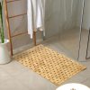 manufacturer direct royalhouse bamboo bath mat 16 x 27 inches (w x l), bathroom shower and tub mats, accessories for bathroom sauna spa tub and outdoor 27.5" x 16" trade price