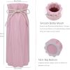 oem/odm services ceramic flower vase modern home decor vases for centerpieces pink minimalist farmhouse vase 9.5" h x 3.9" w cute decorative vases flowers tulip pampas grass vase for table bathroom shelf affordable bulk deals
